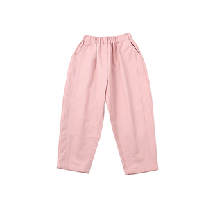 夏生 百搭蹲蹲裤4.0女童宽松休闲裤纯棉舒适裤子儿童长裤春装新品