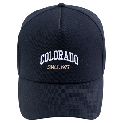 COLORADO字母刺绣棒球帽男四季