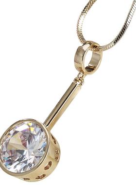 仲夏之晶高级感水滴锆石毛衣链女