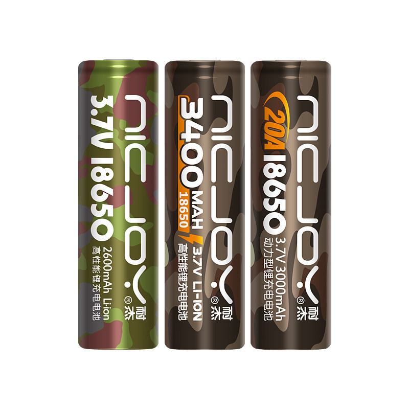 18650锂电池 3.7V手电筒头灯小风扇收音机可充电动力强光手电电池