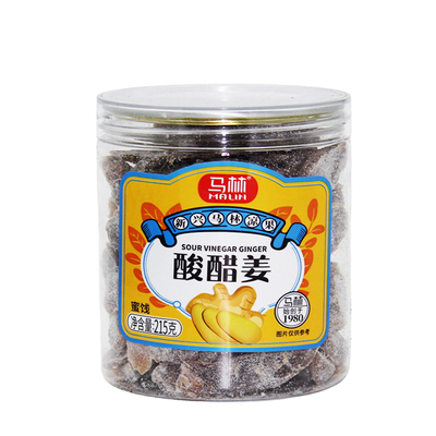 【买1送1】 215gx1瓶酸醋姜 生姜片酸姜条咸姜片辣姜块 姜干