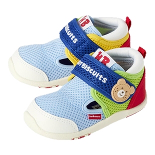 MIKIHOUSE凉鞋儿童学步包头夏款女宝宝童鞋男童网面鞋HOTBISCUITS