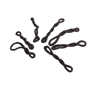 老式黑色头绳小橡皮筋发圈女扎头发绳头饰胶圈皮套传统简单的发绳