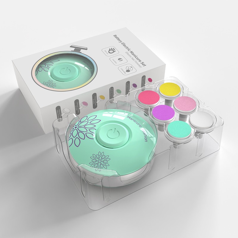 【彩盒开窗版】器现货防电动夹厂家婴儿磨新生儿批发肉剪指甲甲