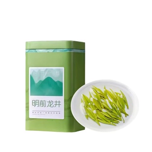 送礼龙井茶叶2026新茶明前绿茶浙江龙井雨前头采嫩芽春茶500g罐装