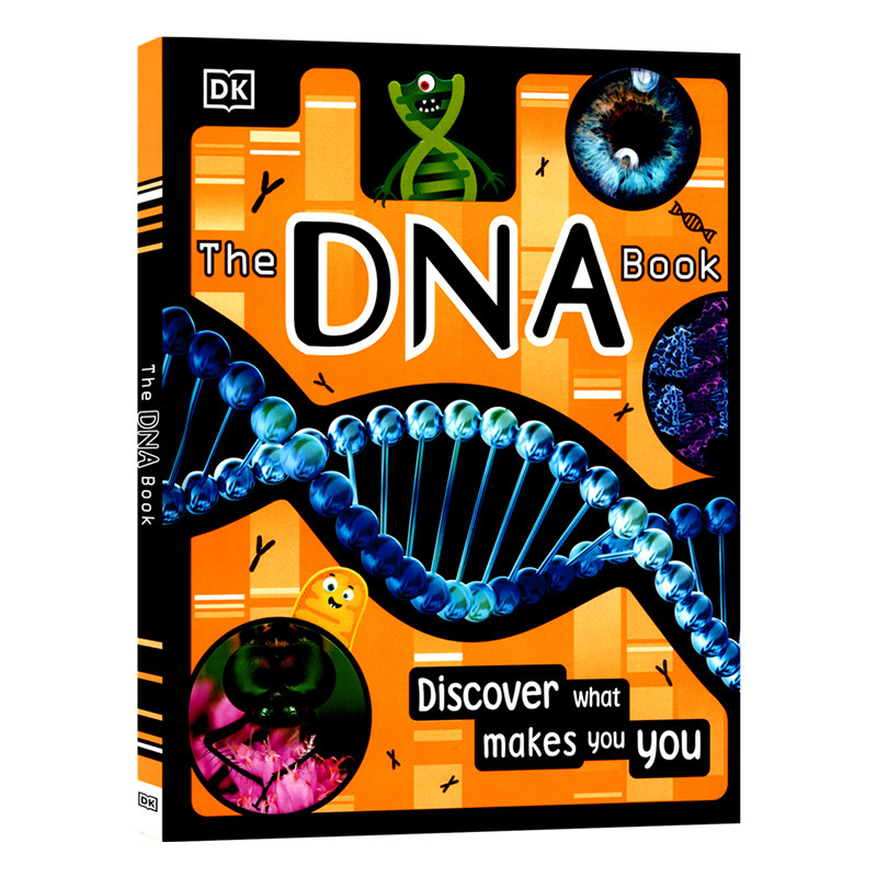 DK The DNA Book DNA书：发现是什么造就了你 儿童科学百科全书 视觉图解百科 遗传学 少儿课外科普阅读 8-12岁 英文原版进口图书