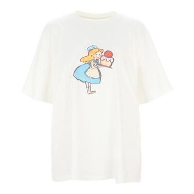 wanatry纯棉韩版宽松显瘦短袖女