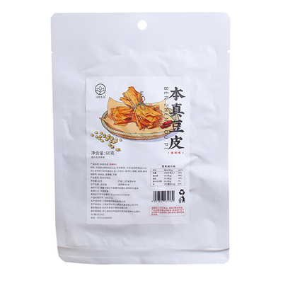 本真豆皮香辣味儿时辣条纸片豆皮办公室休闲零食小吃