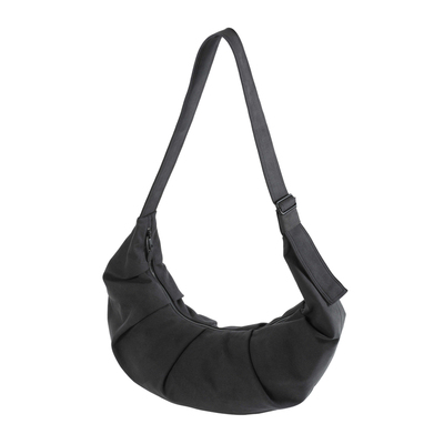 OAOO大容量饺子包牛角休闲斜挎包