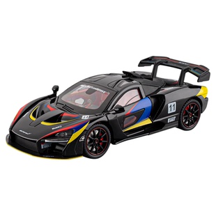 1:24迈凯伦塞纳赛道版车模仿真合金汽车模型超跑车摆件儿童玩具车