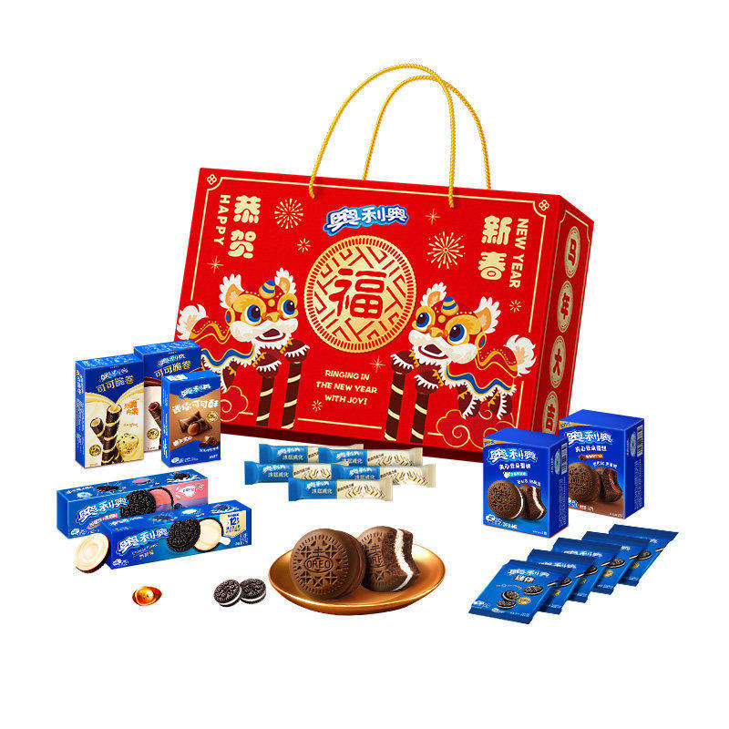 【年货节专属】奥利奥醒狮新年礼盒夹心饼干多种选择走亲戚送礼