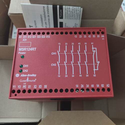 罗克韦尔MSR124RT安全继电器DC/AC24V