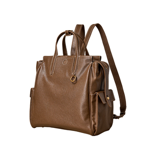 KAISER凯撒植鞣牛皮大容量秋冬包包女款双肩包女士背包真皮女包