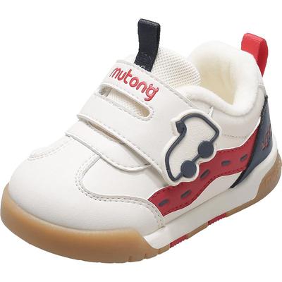 牧童卡通软底男女童学步鞋