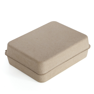 可降解原木色纸浆礼盒定制手工皂打包盒饰品伴手礼精油礼物包装盒