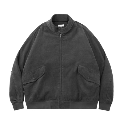 MOSEALAND灯芯绒哈灵顿夹克棉服