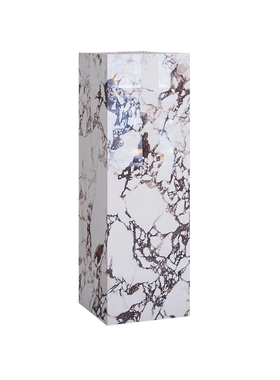 哑光大理石岩板立柱石墩摆台轻奢装饰增高落地客厅酒店摆件底座