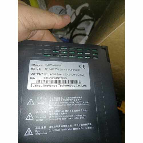议价汇川伺服驱动器SV635NS1R6I，200W单价，新的有三