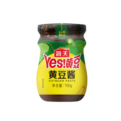 海天黄豆酱700g玻璃瓶