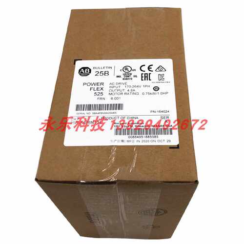 议价25B-A4P8N104 罗克韦尔 AB PowerFlex525变频器 25BA4P8N104