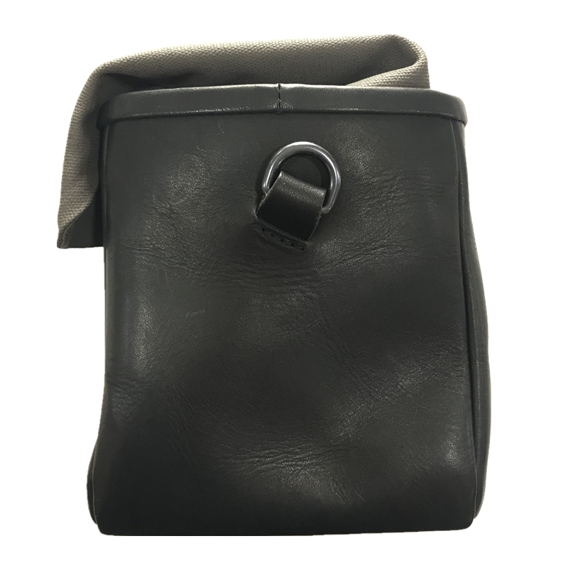 cam-in意大利真皮防水帆布手工单反微单相机背包单肩包摄影斜跨包