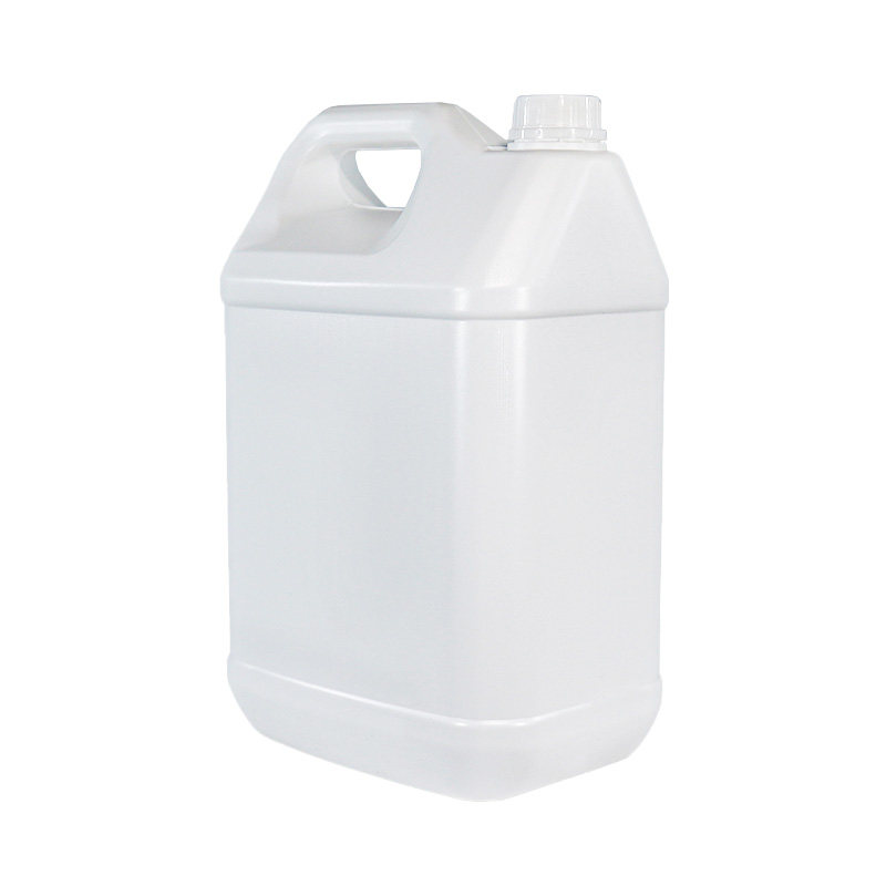 乳白色塑料扁桶1L4L8L10升食品级油桶酒桶手提带盖方形储水桶酒壶