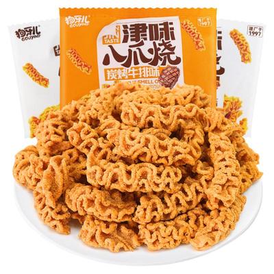 狗牙儿八爪烧锅巴小零食