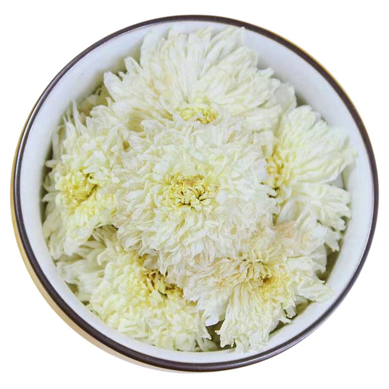 白菊花茶黄山七月贡菊