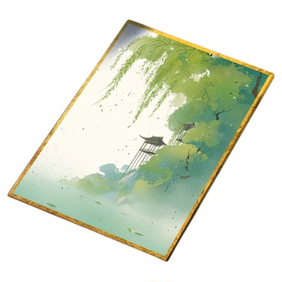 沉墨A5色纸来图定制珠光特种纸色卡打印自印色纸流沙金边烫金工艺