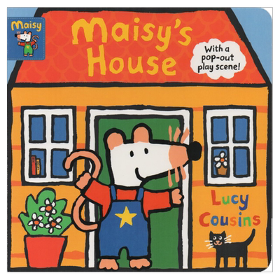 【外图原版】进口英文 Maisy’s House: With a pop-out play scene Board book（翻翻书）