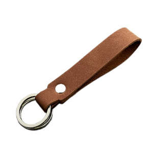 男女汽车钥匙扣高档翻毛皮革包挂件商务个性复古钥匙链手绳钥匙圈