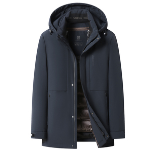 恒源祥冲锋衣羽绒服男士2025新款冬季三合一内胆加厚防风保暖外套