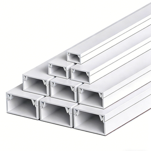 户外线槽pvc塑料电线明装走线槽隐形明线装饰光纤室外防水遮挡条