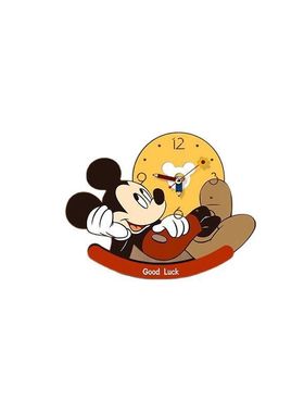 卡通米奇桌面网红新款时钟摆件