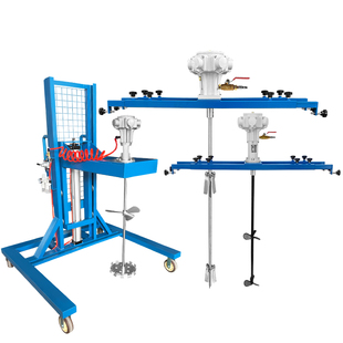 台湾气动搅拌机工业升降油漆搅拌器小型吨桶分散油墨胶水液体涂料