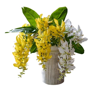 仿真花刺桐假花婚礼现场布景商务宴会造景摆件顶棚装修墙壁立体饰