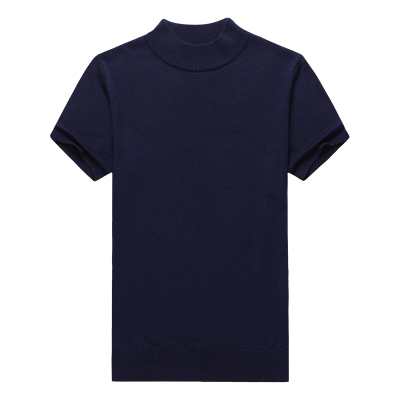 恒源祥彩羊毛衫男半高领毛衣