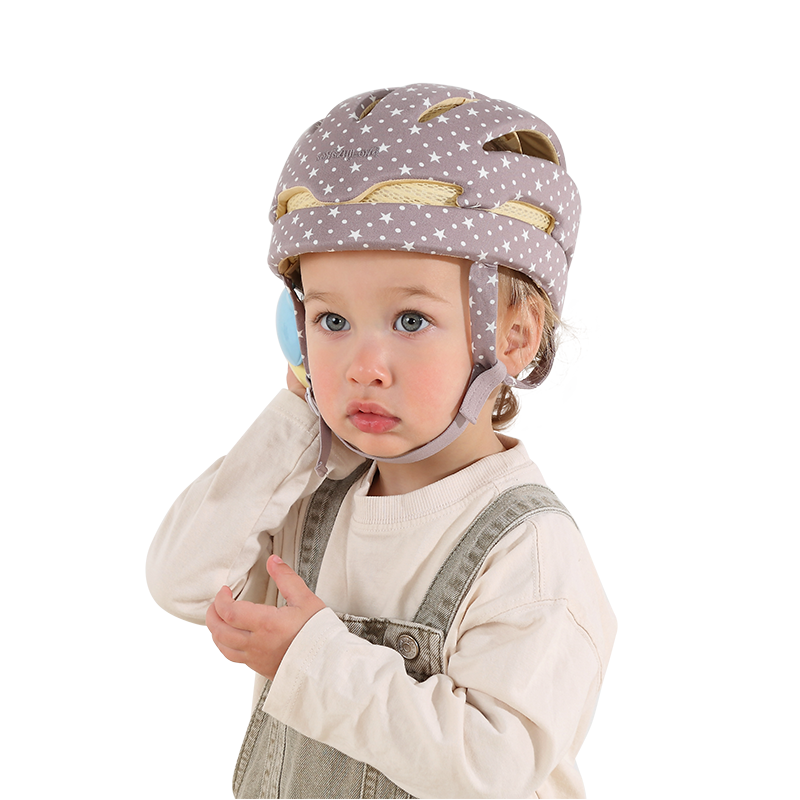 松之龙婴儿头盔防摔护头帽学步安全帽学走路防摔神器防撞帽夏天