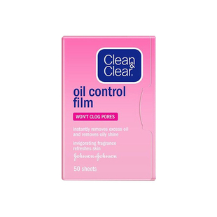 日本进口可伶可俐吸油纸面部粉膜50张男女控油化妆可用吸油纸