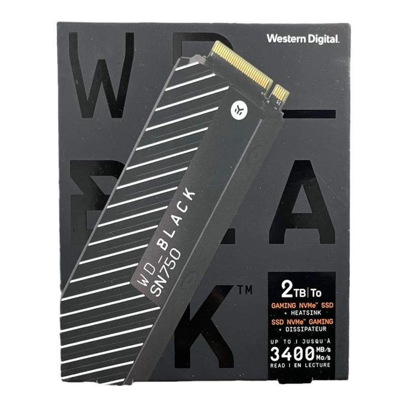 WD/西部数据 SN750EK 2T 500G 2TB高速SSD固态硬盘适用台式机