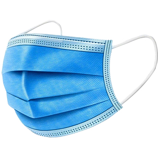 一次性口罩 一二三层无纺布防尘防晒透气带鼻梁条2000只装包邮