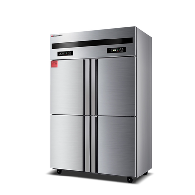 德玛仕商用四门冰箱立式冷藏冷冻