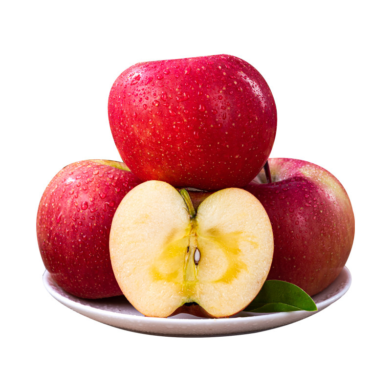新疆阿克苏樱桃小苹果冰糖心新鲜当季水果脆甜鲜果红平果整箱送礼