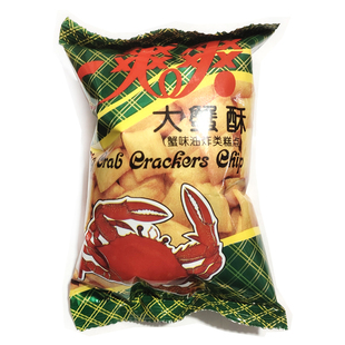 爽爽大蟹酥东北金典80后怀旧零食七宝一丁全蟹味酥零食拍30袋包邮