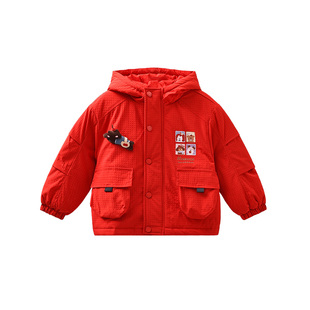 【过年服】MOMOCO/玛米玛卡男童棉服外套2026冬季新款儿童保暖潮