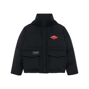 [新年礼物 ]KENT&CURWEN/肯迪文秋冬男士白鹅绒藏帽羽绒服外套