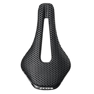 ZEIUS宙斯自行车坐垫3d打印公路山地车碳纤维座垫中空骑行鞍座包