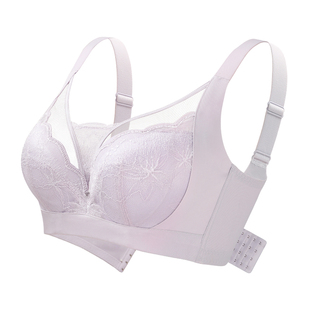 提拉max+大码全罩杯内衣薄大胸显小显瘦收副乳防下垂上托聚拢文胸
