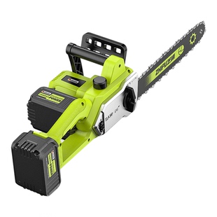 芝浦充电式电锯家用小型手持大容量锂电伐木锯户外电动锯树柴神器
