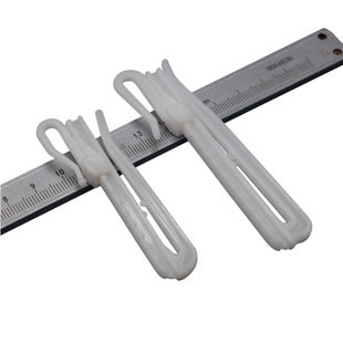 韩式窗帘挂钩配件可调节升降钩加长韩折s钩布带褶勾扣环塑料钩子